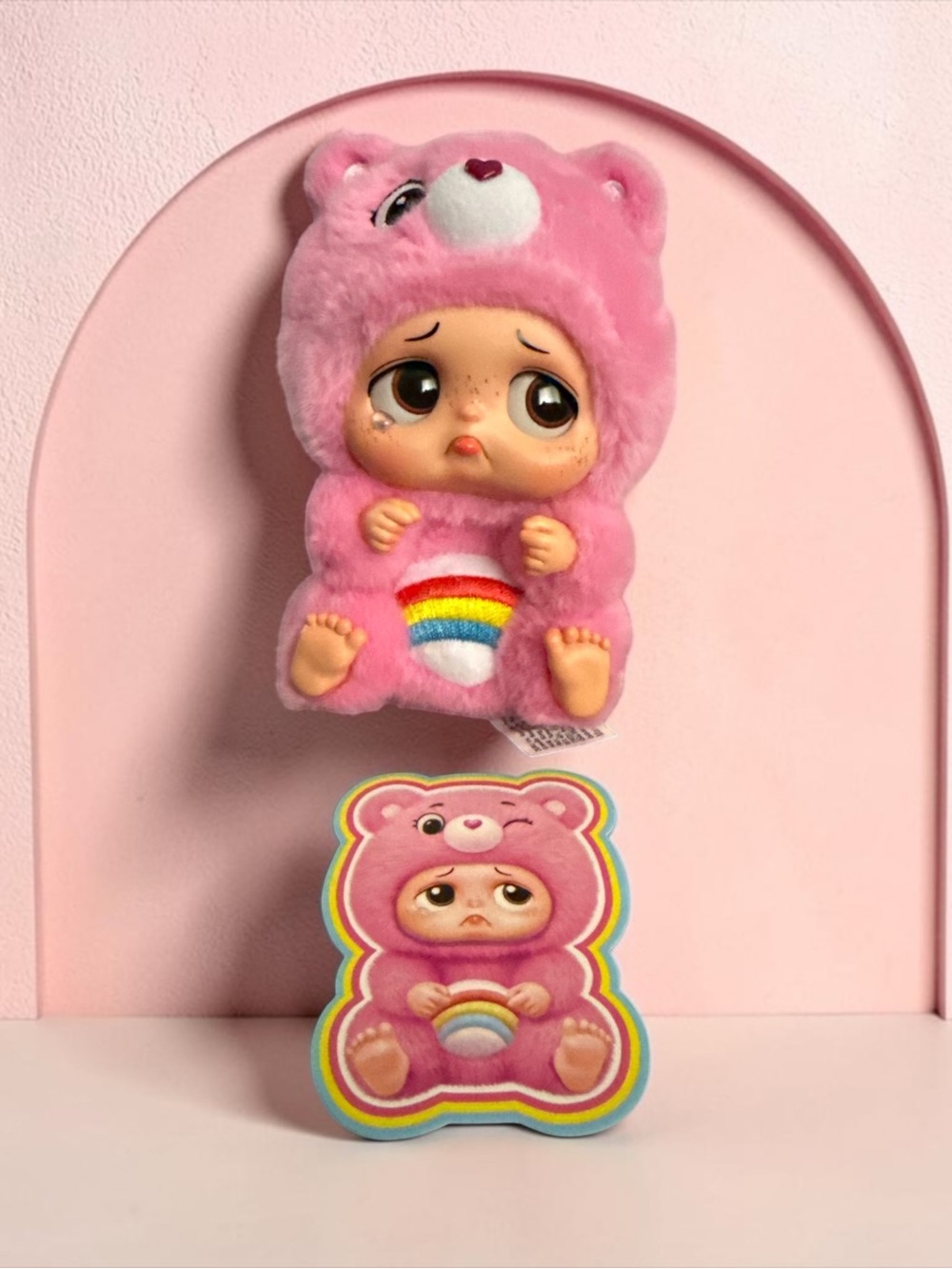 SAD BABY CAREBEARS BY STARBOX CHEER BEAR SUPER CUTE OPEN BOX